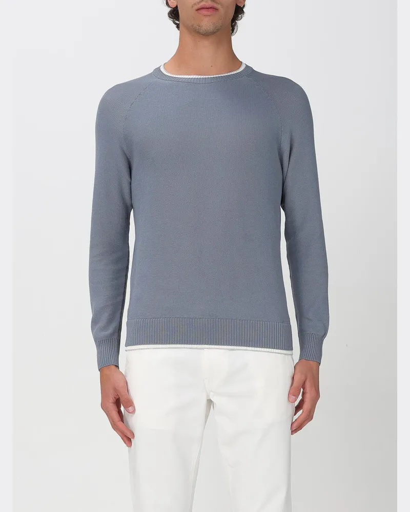Eleventy Pullover herren Hellblau