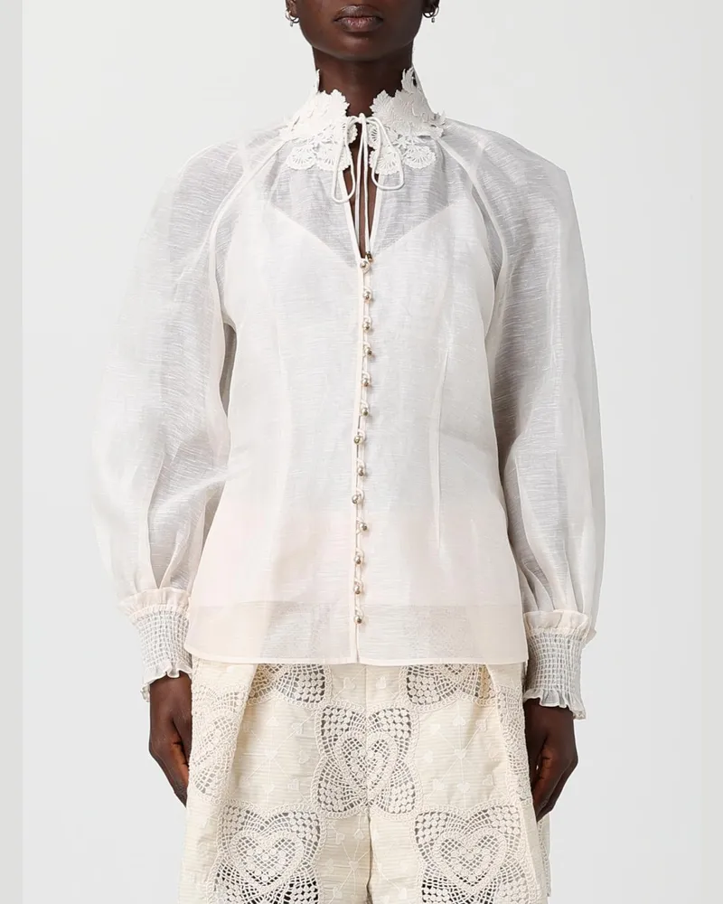 Zimmermann T-shirt damen Cream