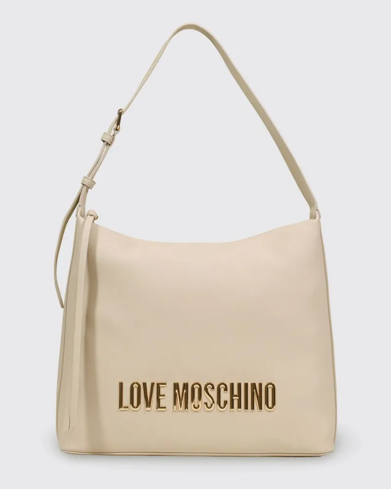 Moschino Schultertasche damen Cream