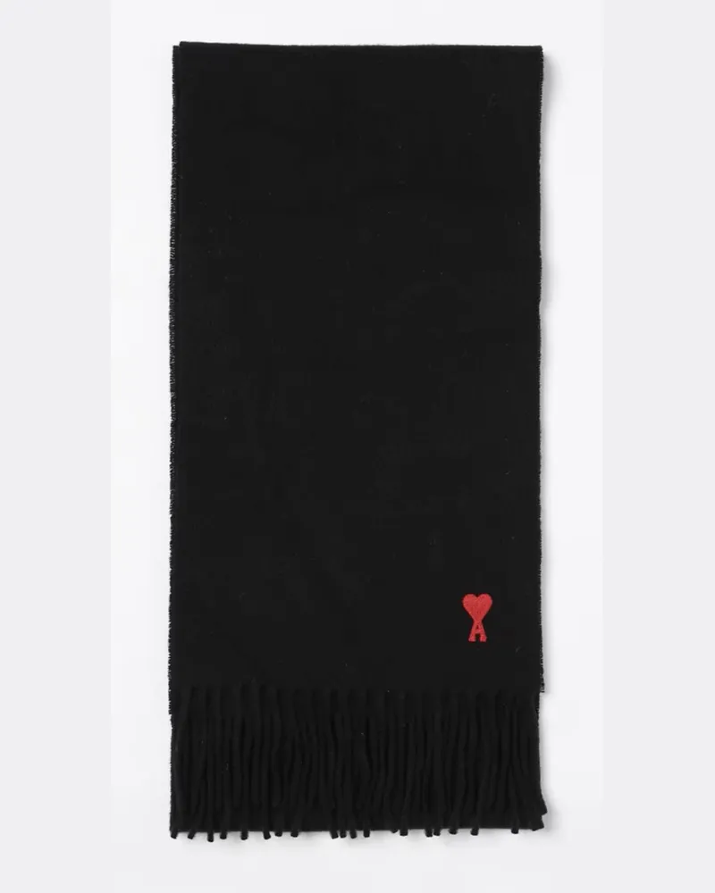 AMI Paris Schal herren Schwarz