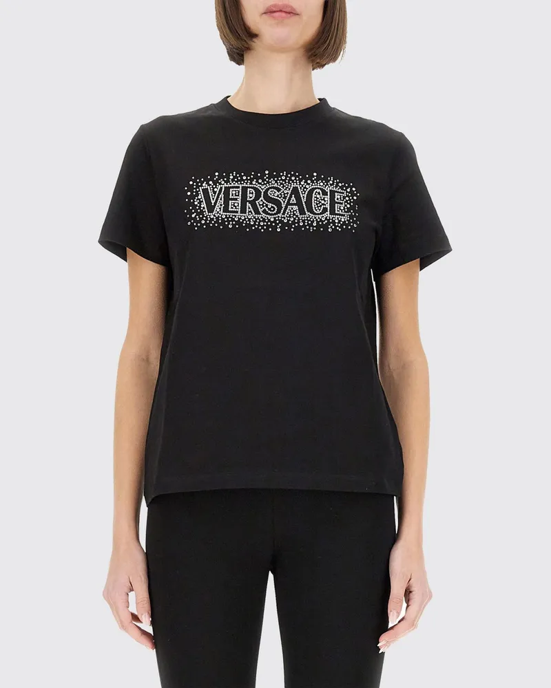 Versace T-shirt damen Schwarz