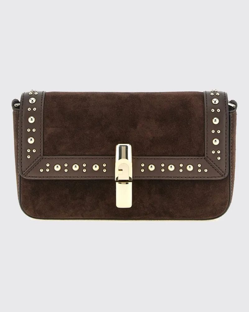 Furla Schultertasche damen Braun