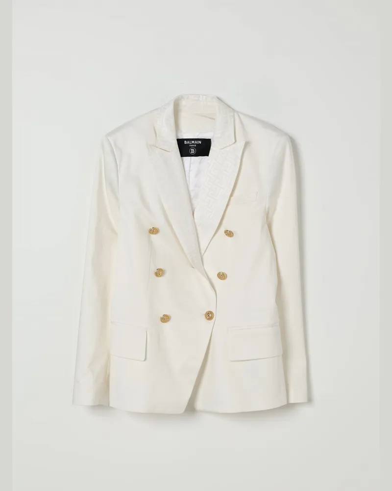 Balmain Jacke kinder Weiß