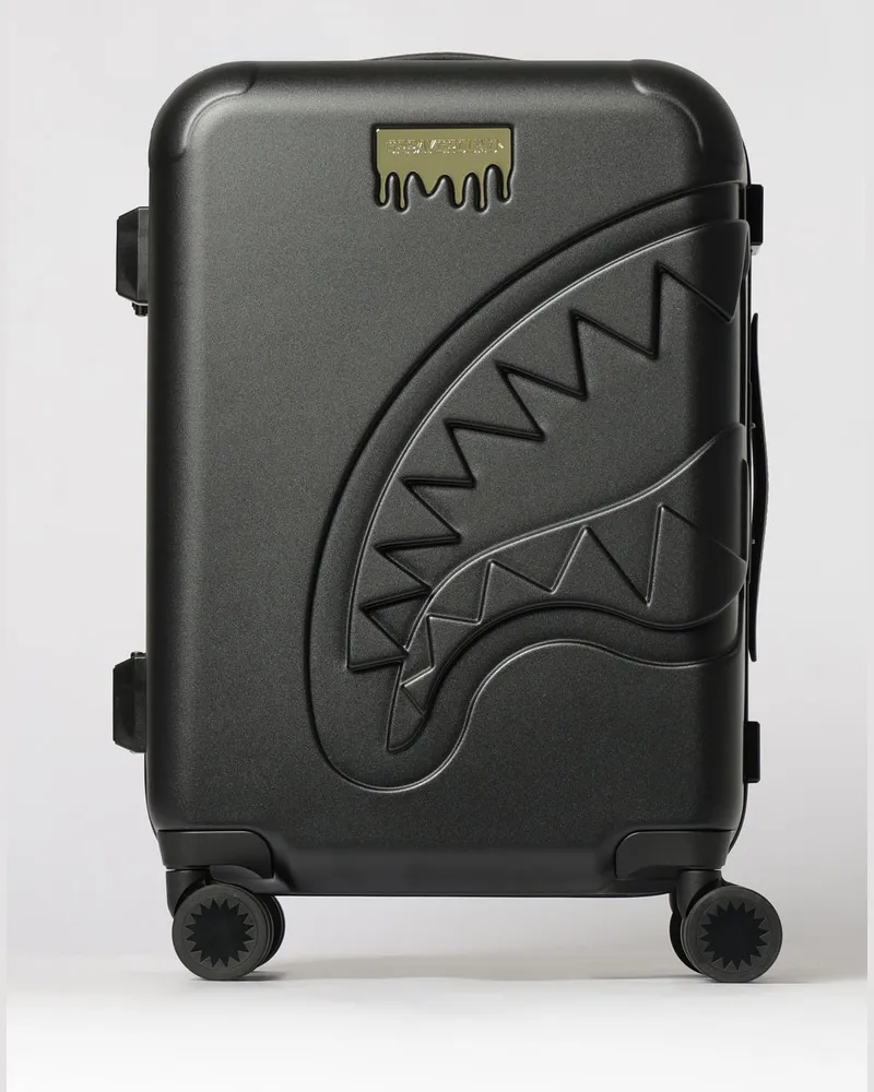 Sprayground Trolley aus Polycarbonat mit geprägtem Logo Schwarz