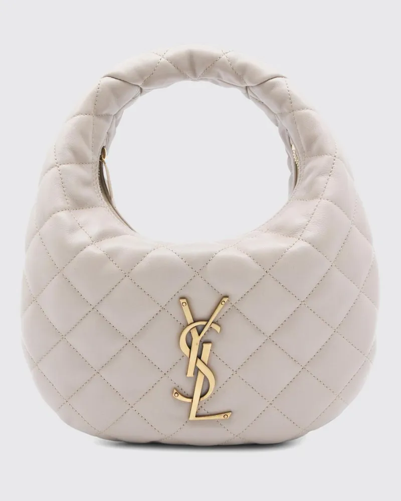 Saint Laurent Schultertasche damen Puder