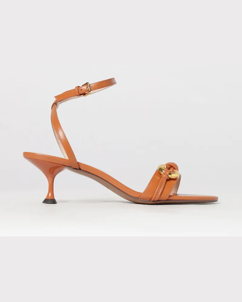 Coccinelle Finn Leder-Sandalen Brick