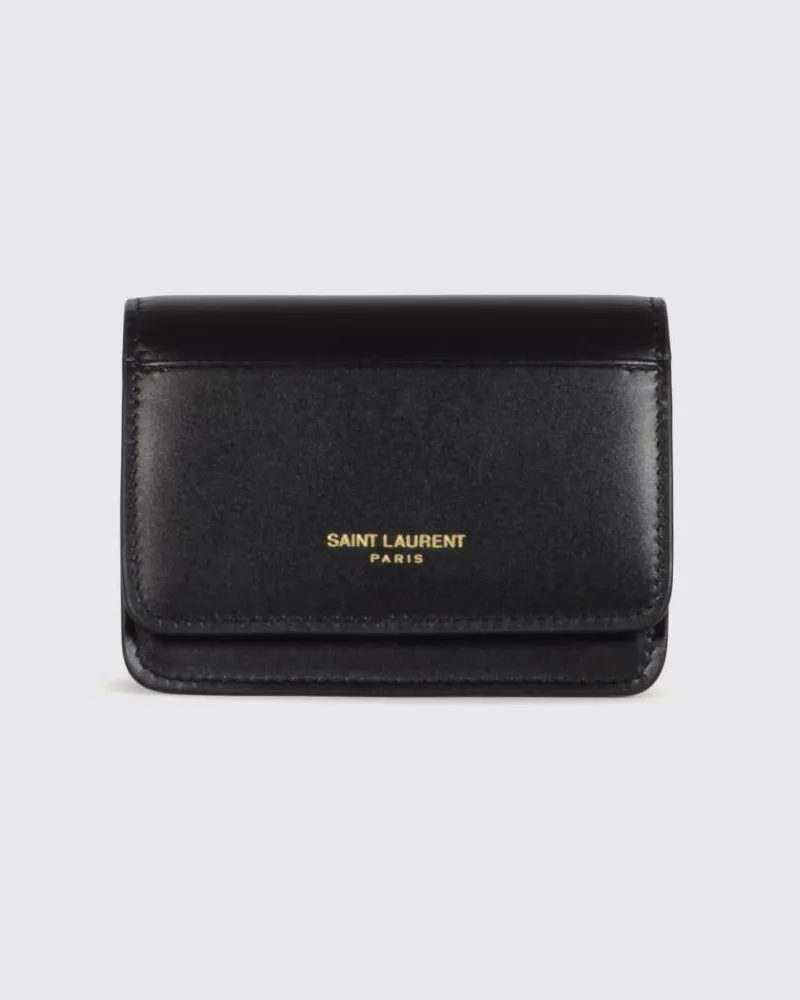 Saint Laurent Portemonnaie herren Schwarz