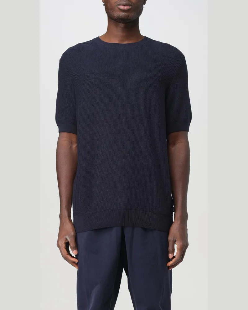 HUGO BOSS Pullover herren Blau