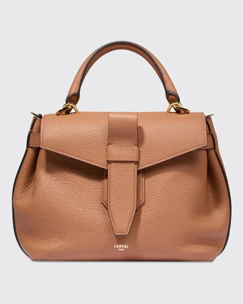 Lancel Schultertasche damen Camel