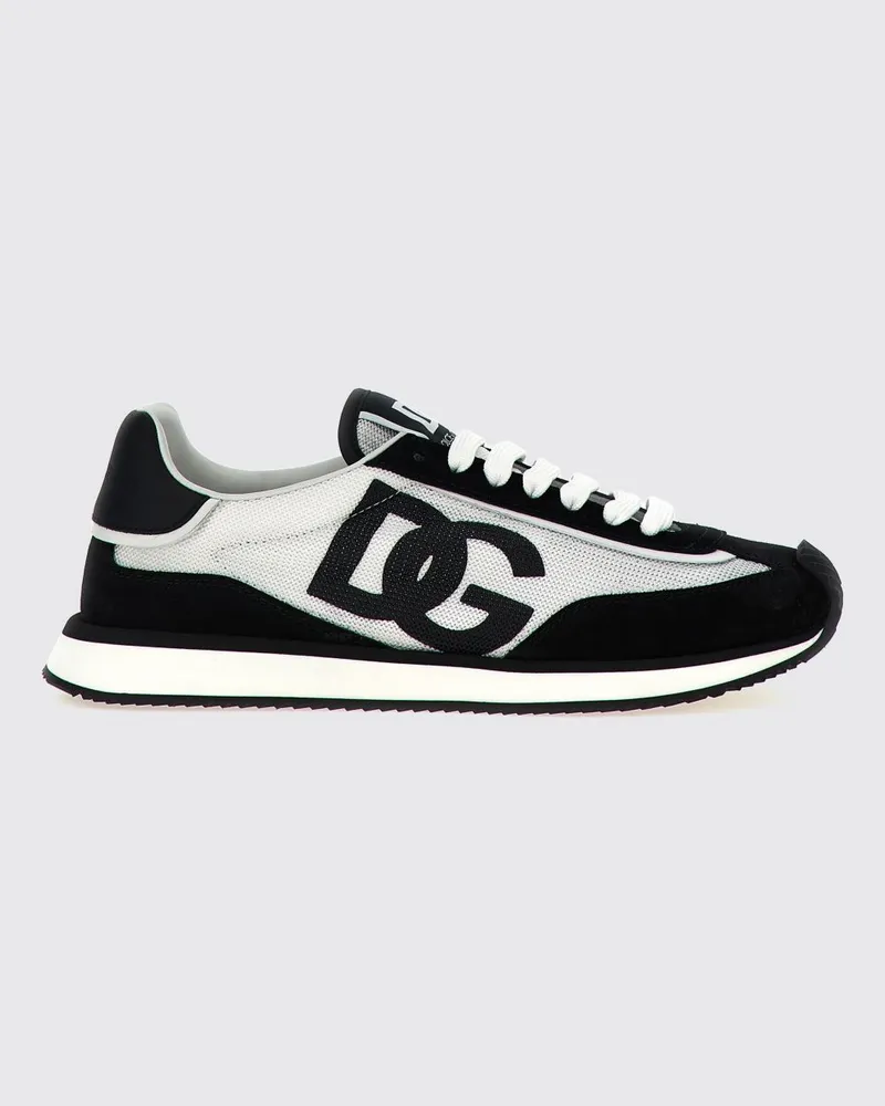 Dolce & Gabbana DOLCE  GABBANA DG Cushion Low-Top-Sneakers Dolce & Gabbana aus Leder und Mesh Weiß