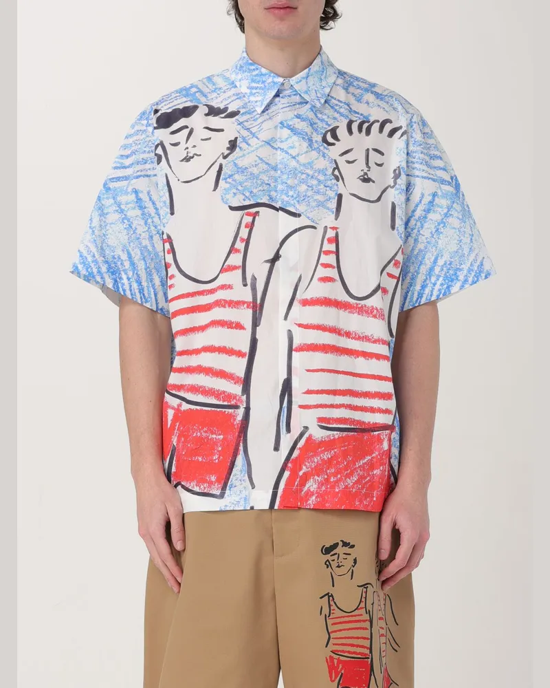 MSGM Hemd herren Hellblau