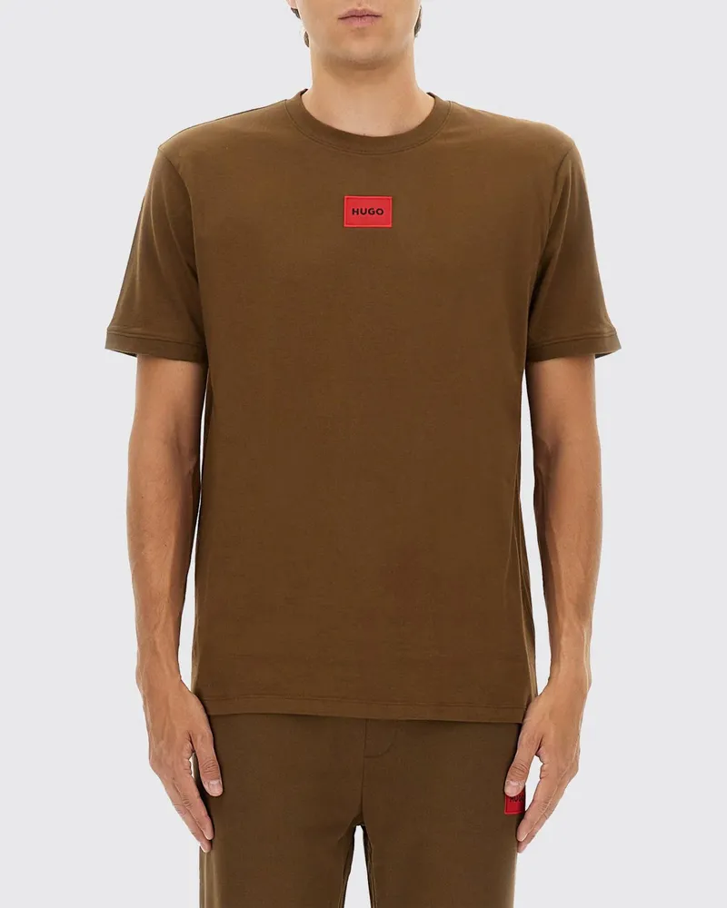HUGO BOSS T-shirt herren Braun