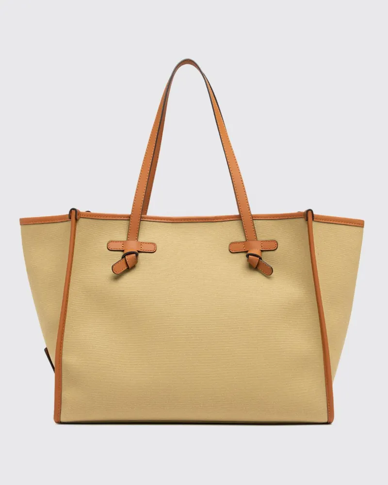 Gianni Chiarini Marcella Baumwoll-Canvas-Tasche Dark