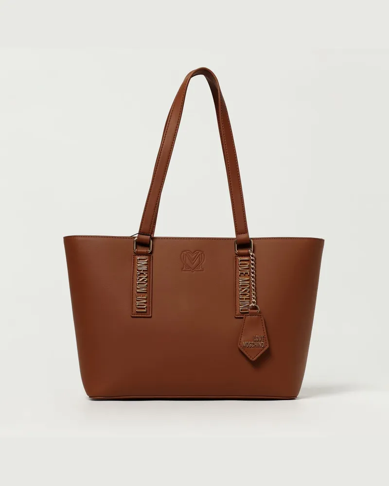 Moschino Schultertasche damen Braun
