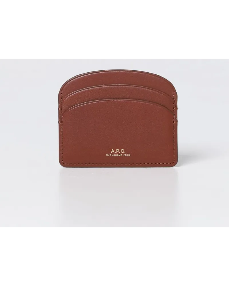 A.P.C. Geldbeutel damen Haselnuss