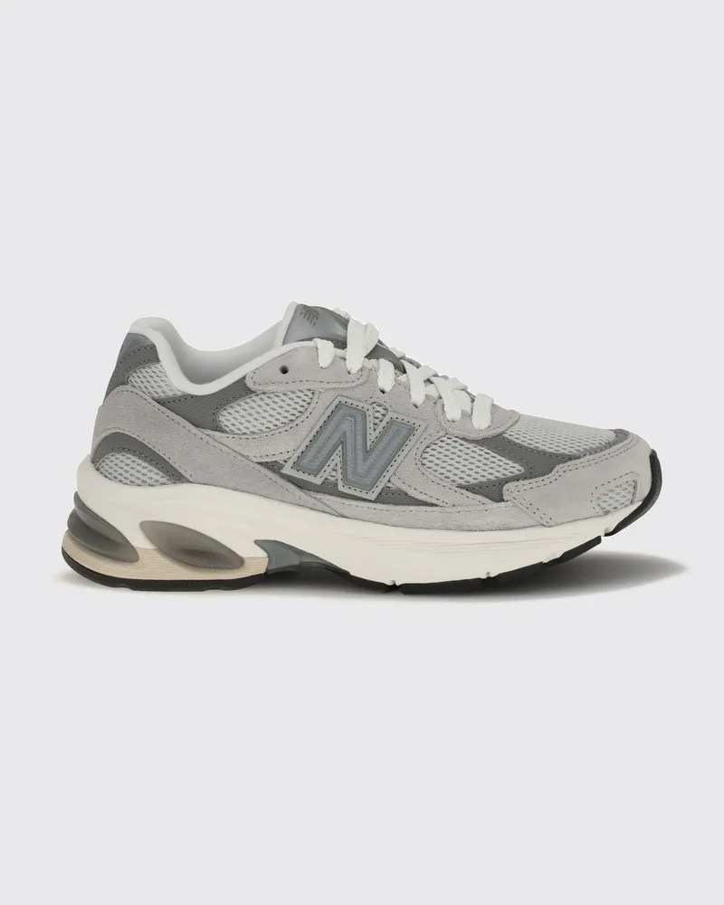 New Balance 2010 Low-Top-Sneaker aus Veloursleder und Mesh mit gepolsterter Zwischensohle Grau