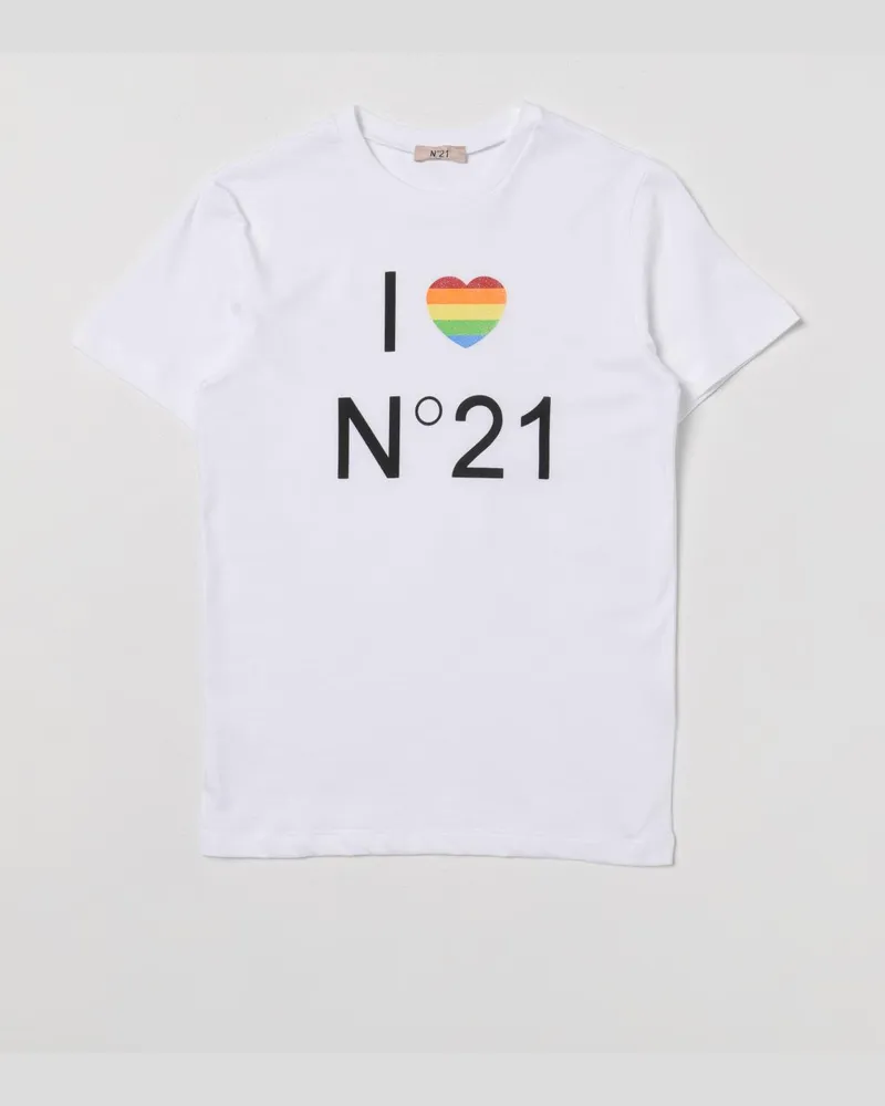 N° 21 T-shirt kinder Weiß