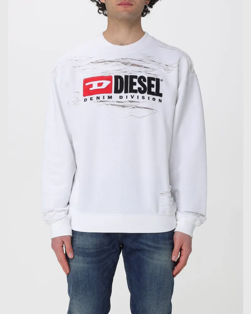Diesel Sweatshirt herren Weiß