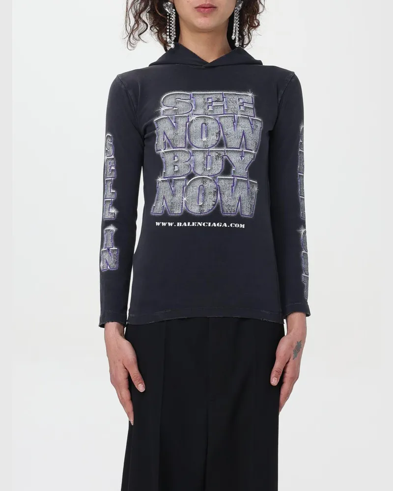 Balenciaga T-shirt damen Schwarz