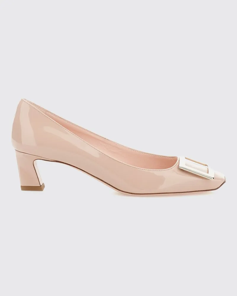 Roger Vivier Trompette Pumps von aus Lackleder mit niedrigem Absatz Azalea