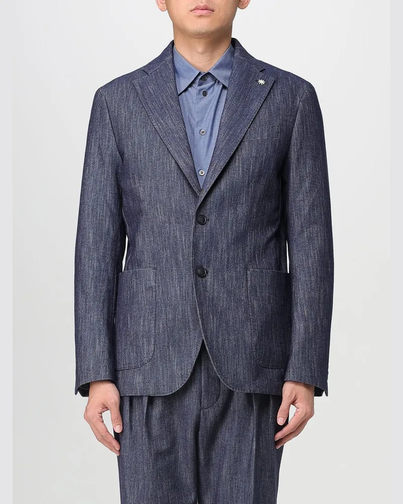 Manuel Ritz Jacke herren Blau