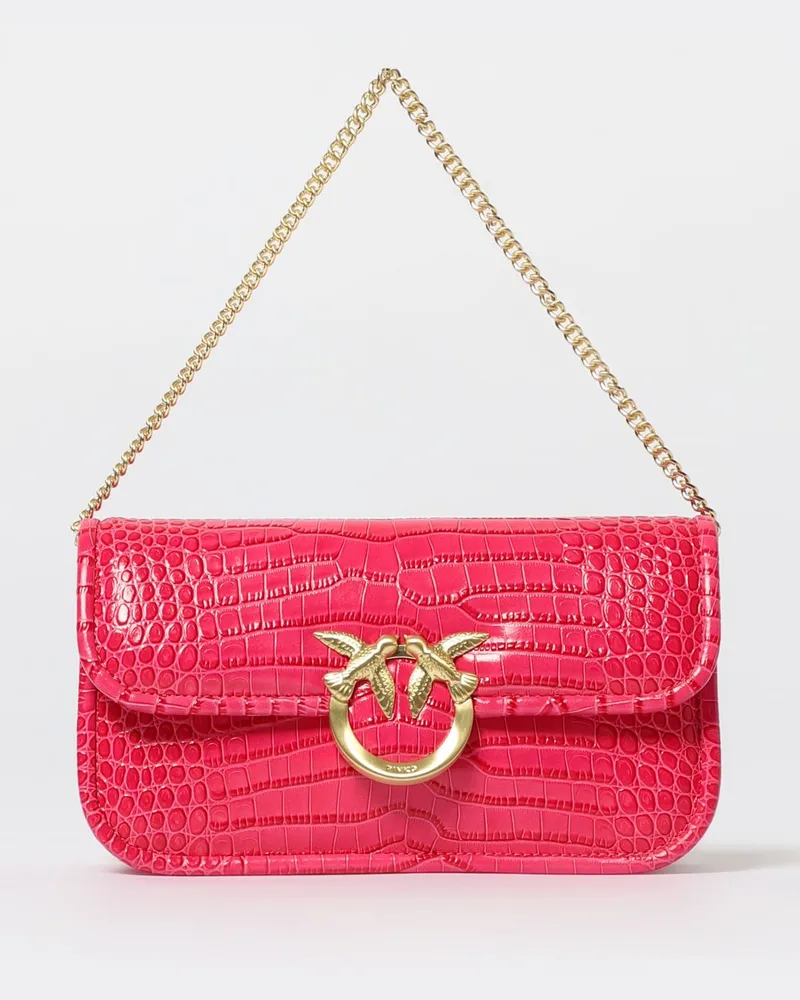 Pinko Schultertasche damen Pink