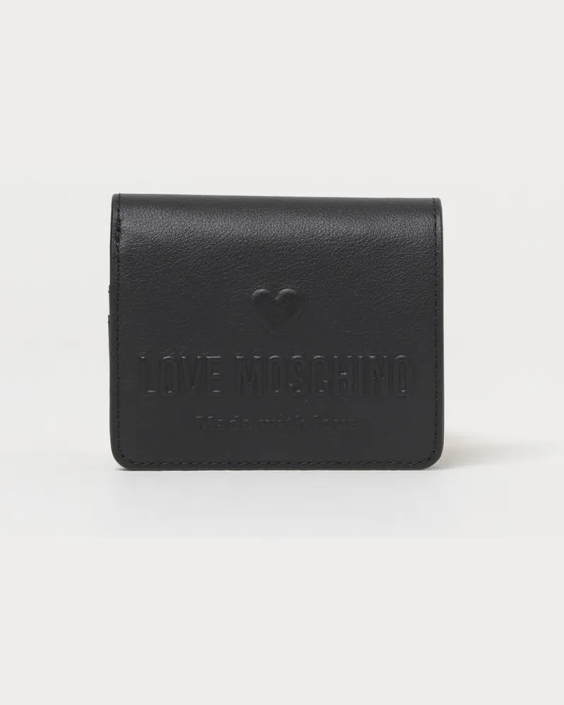 Moschino Geldbeutel damen Schwarz