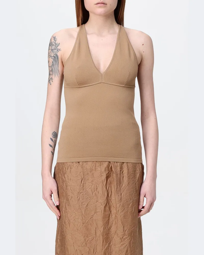 Max Mara Top damen Braun