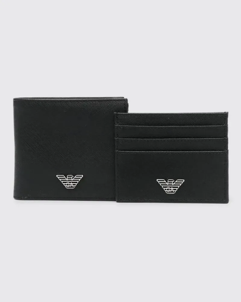 Emporio Armani Portemonnaie herren Schwarz