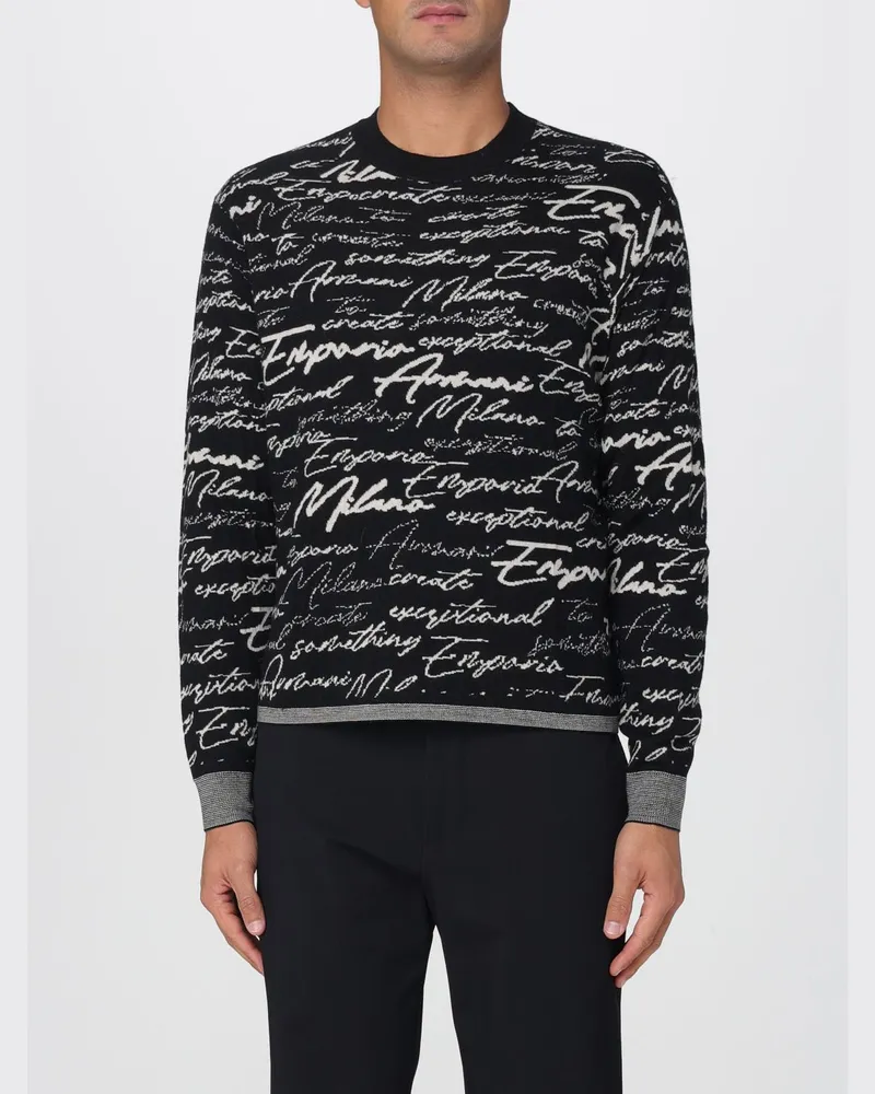 Emporio Armani Pullover herren Schwarz