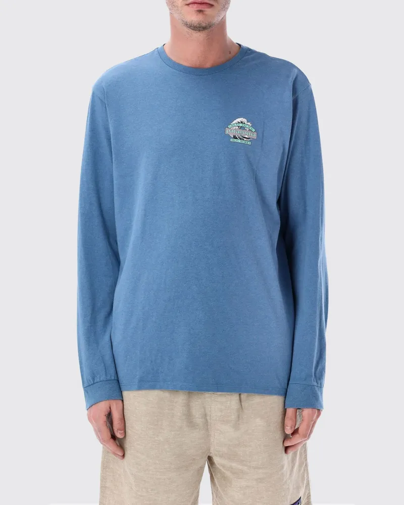 Patagonia T-shirt herren Blau