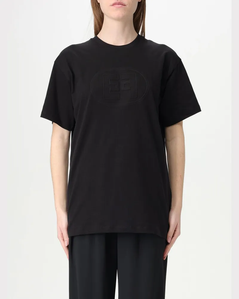 Elisabetta Franchi Polo damen Schwarz