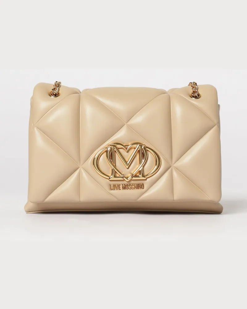 Moschino Schultertasche damen Beige