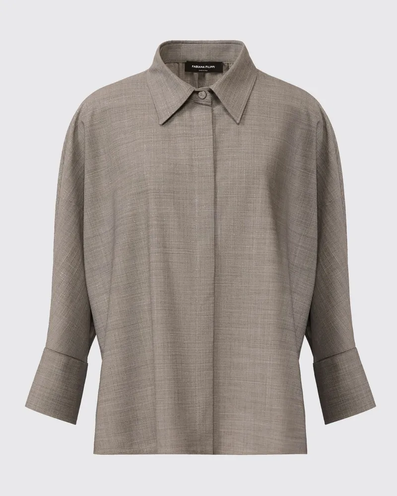 Fabiana Filippi Hemdbluse damen Grau
