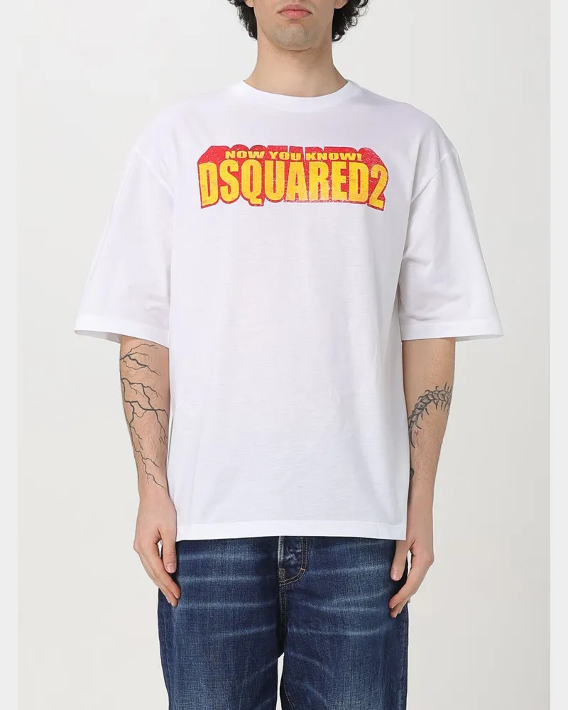 Dsquared2 T-shirt herren Weiß