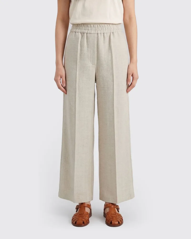 Brunello Cucinelli Hose damen Beige