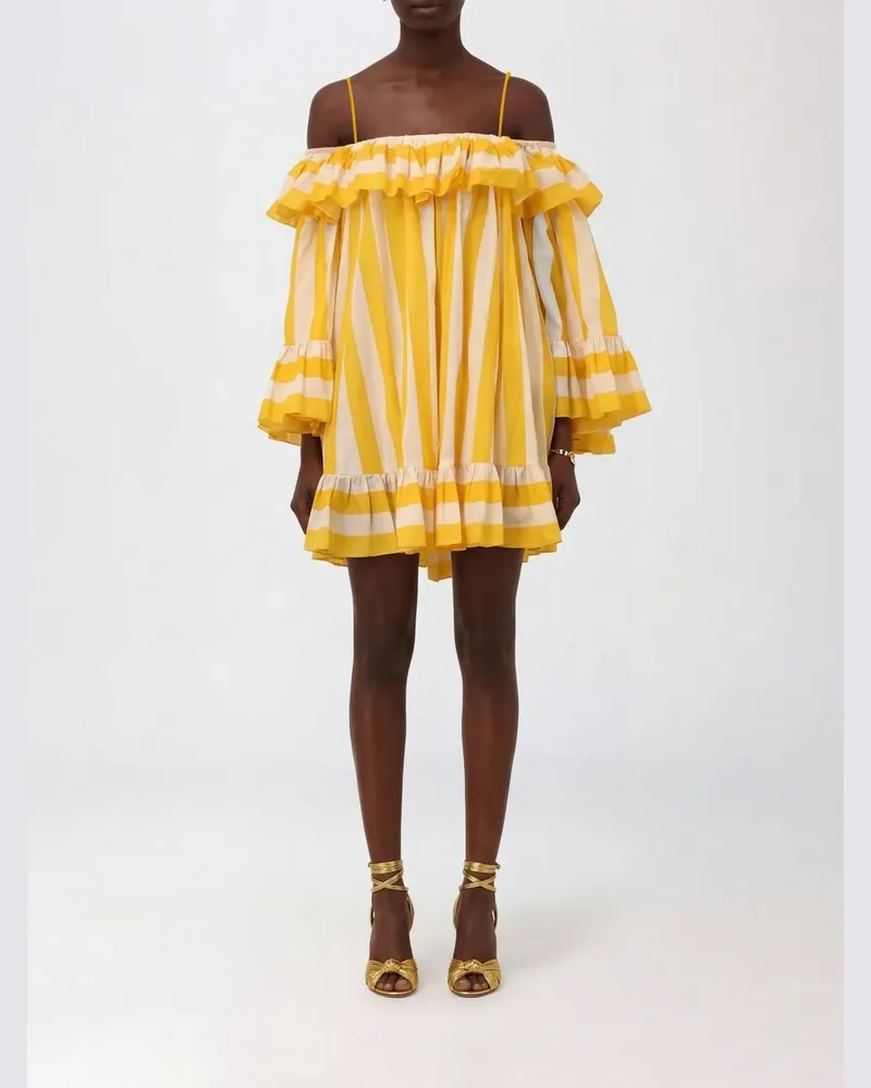 Zimmermann Kleid damen Gelb