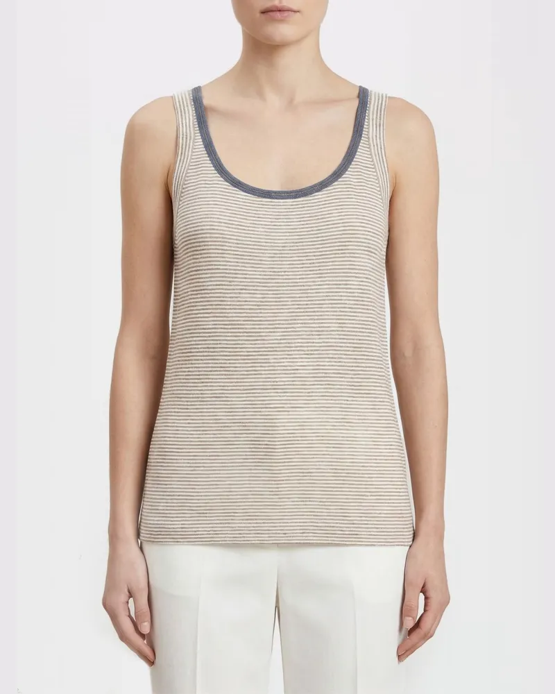 Brunello Cucinelli Top damen Braun