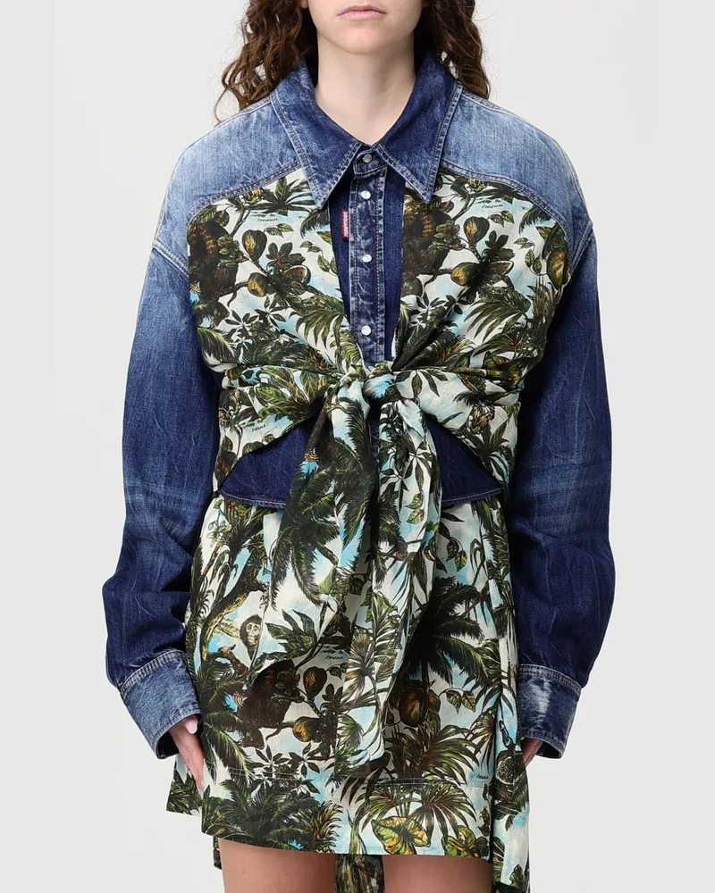 Dsquared2 Hemdbluse damen Grün