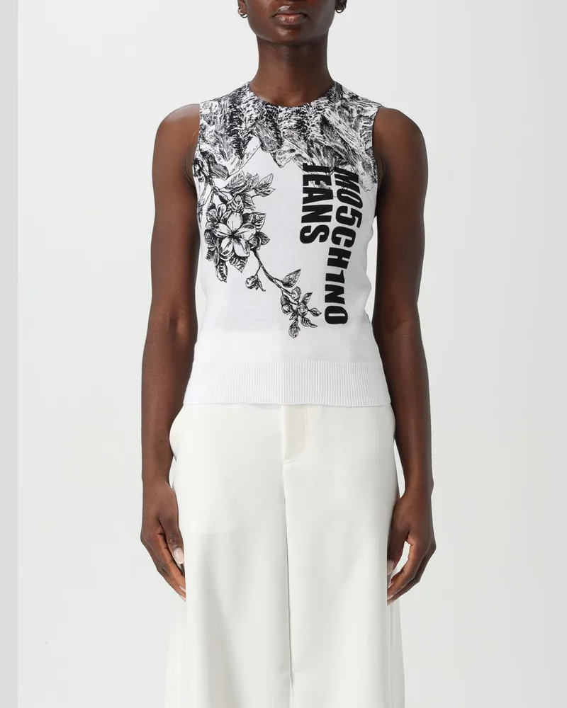 Moschino Weste damen Weiß