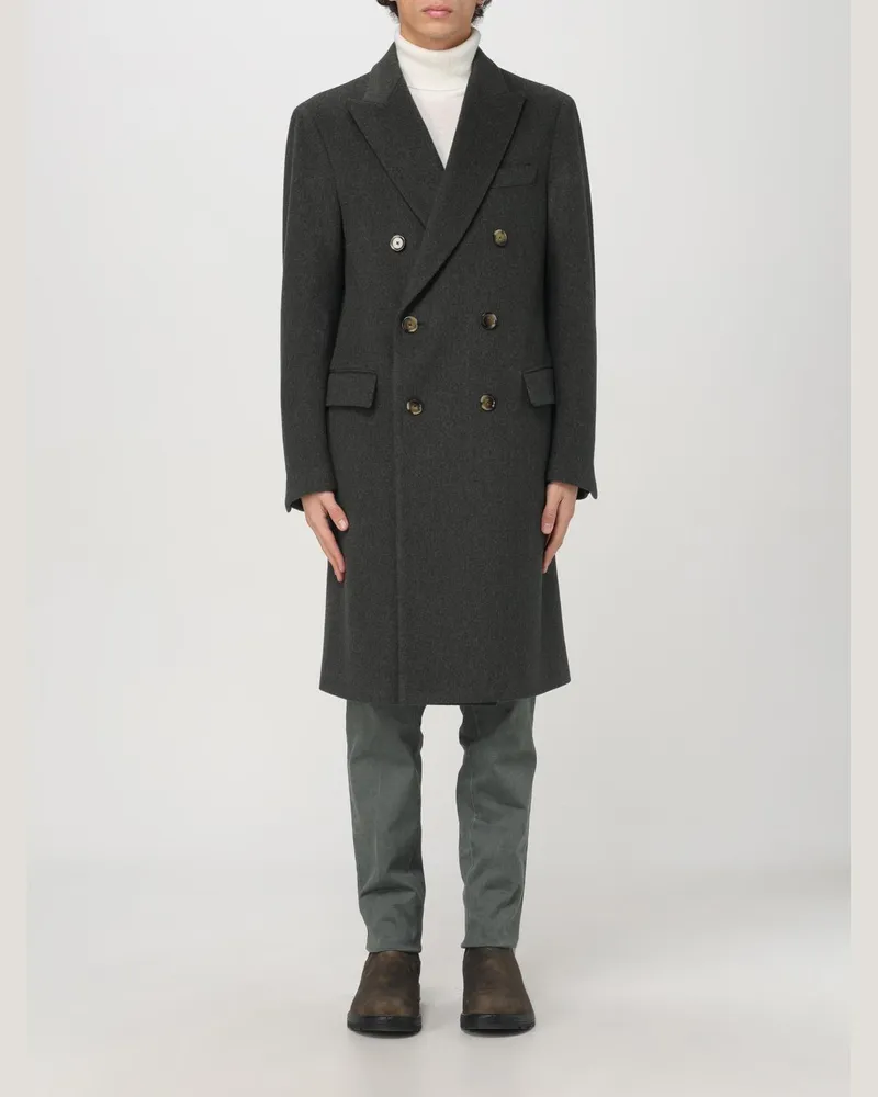 LARDINI Mantel herren Grau