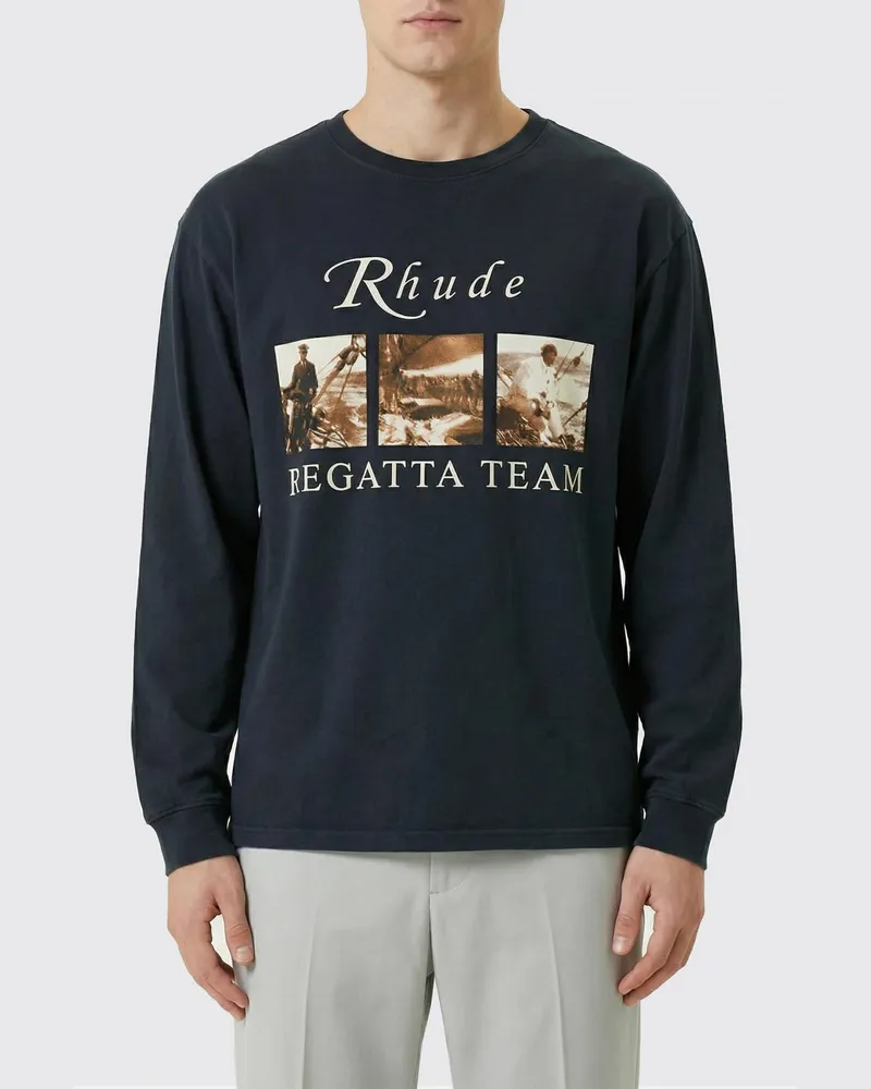 RHUDE T-shirt herren Schwarz