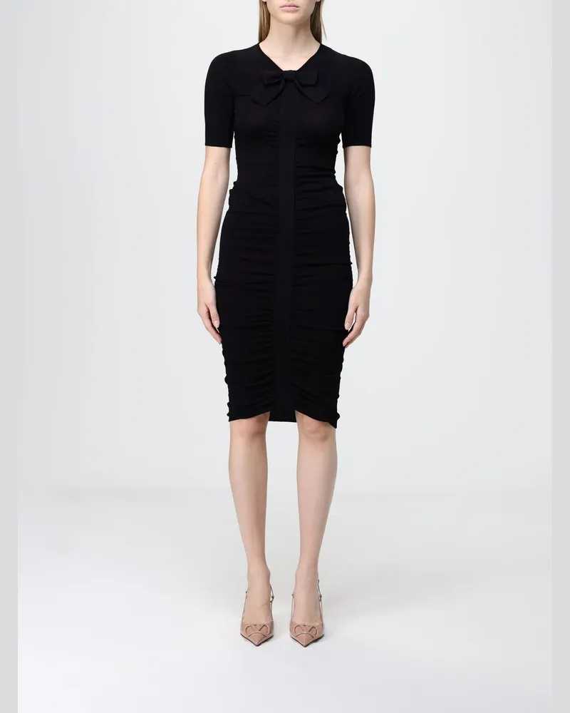 Valentino Garavani Mini-Kleid aus Stretch-Viskose Schwarz