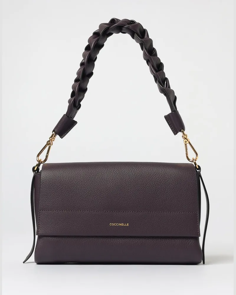 Coccinelle Schultertasche damen Pflaume
