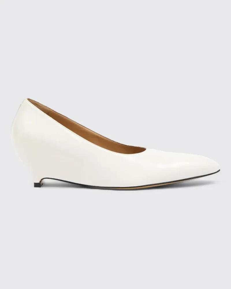 Maison Margiela Leder-Keilpumps Weiß