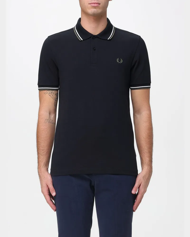 Fred Perry T-shirt herren Schwarz