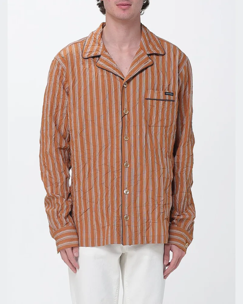 Dolce & Gabbana Hemd herren Dolce & Gabbana Braun