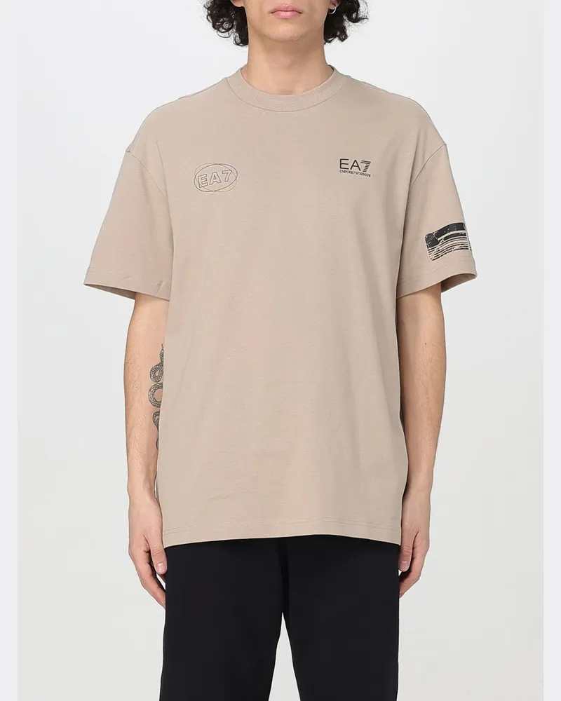 EA7 T-shirt herren Beige