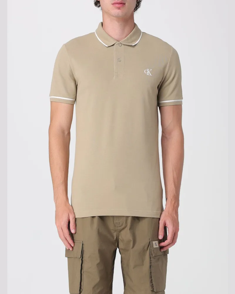 Calvin Klein Polo herren Beige