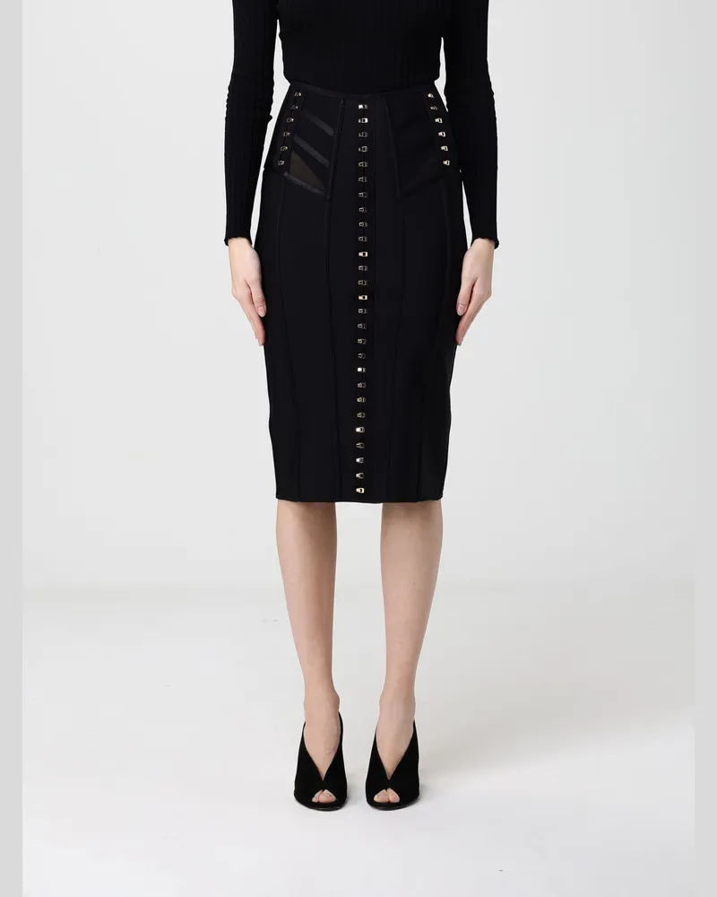 Elisabetta Franchi Rock damen Schwarz